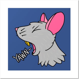 Rat Yawn (Full Color Version) Posters and Art